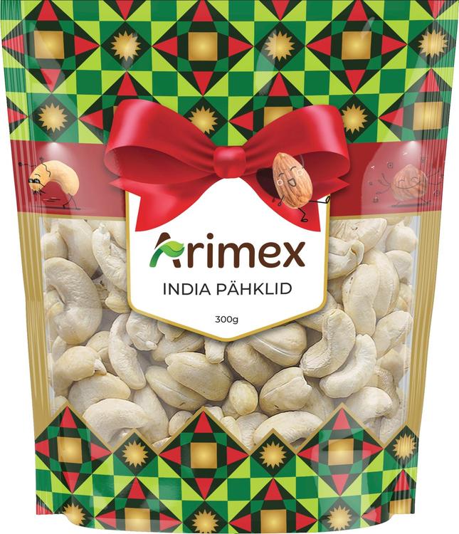Arimex india pähklid kinkepakis 300g