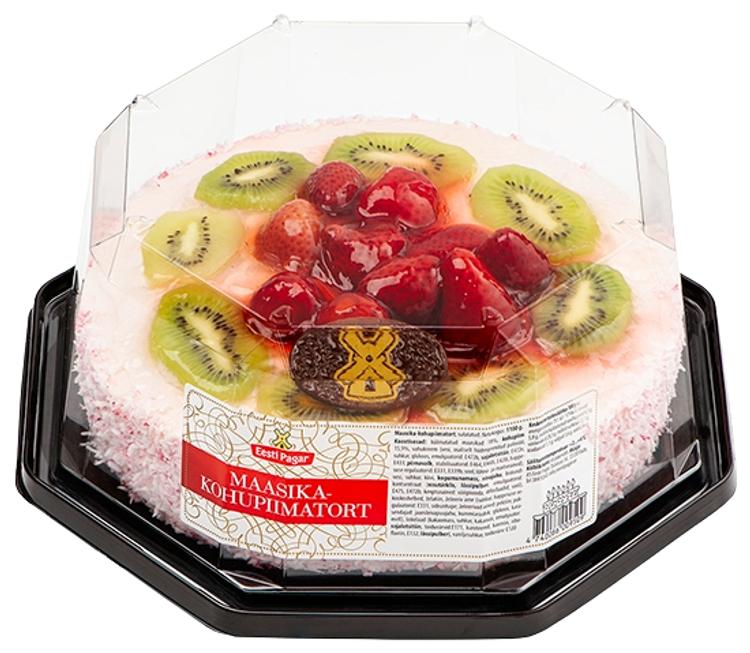 Maasika-kohupiimatort 1,1 kg