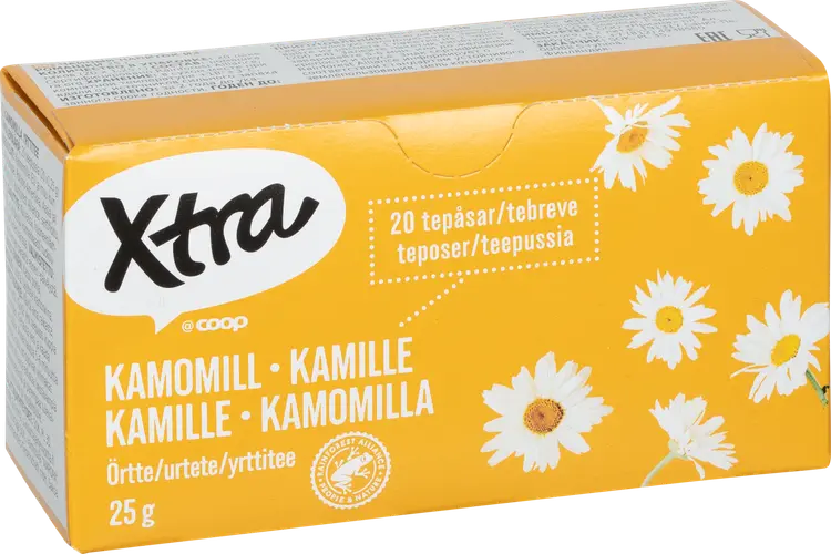 Xtra kamomilla-yrttitee 20 x 1,25 g