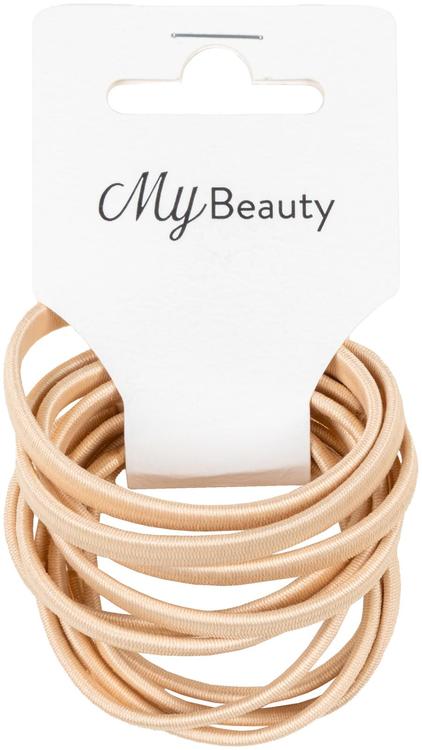 MY BEAUTY hiuslenkki beige litteä10kpl