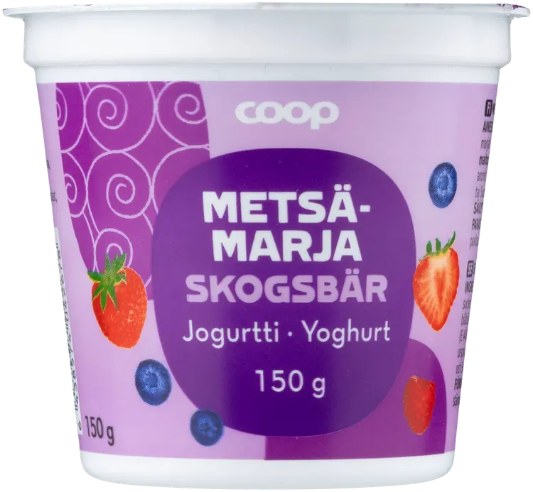 Coop metsämarjajogurtti 150 g