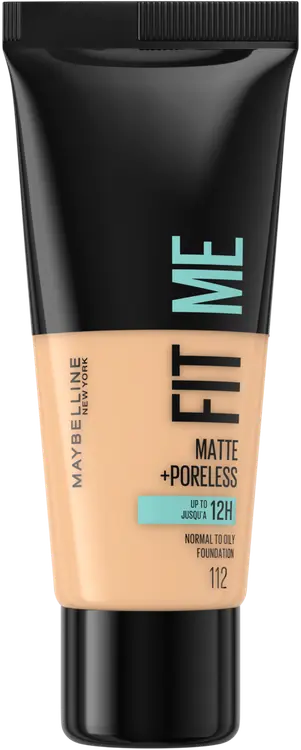 Maybelline New York Fit Me Matte+Poreless 112 Soft Beige -meikkivoide 30ml