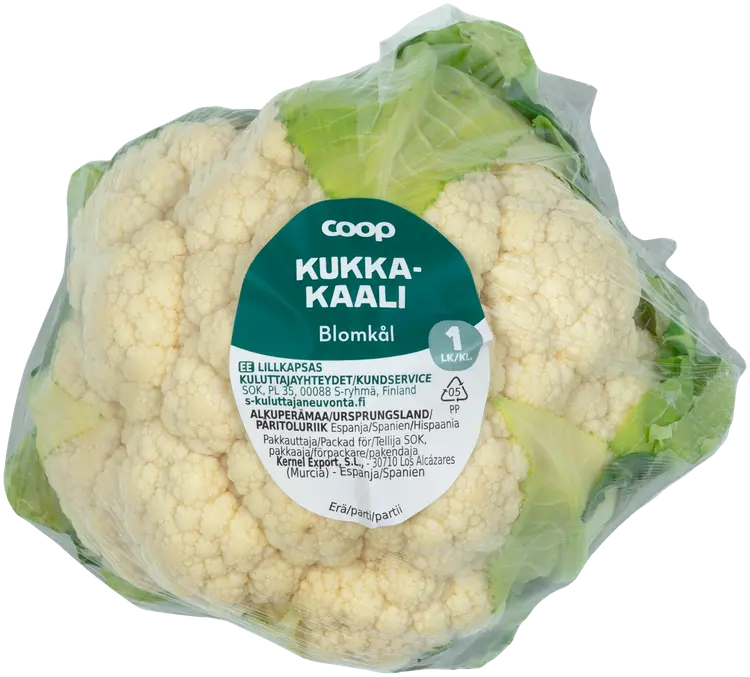Coop pakattu kukkakaali
