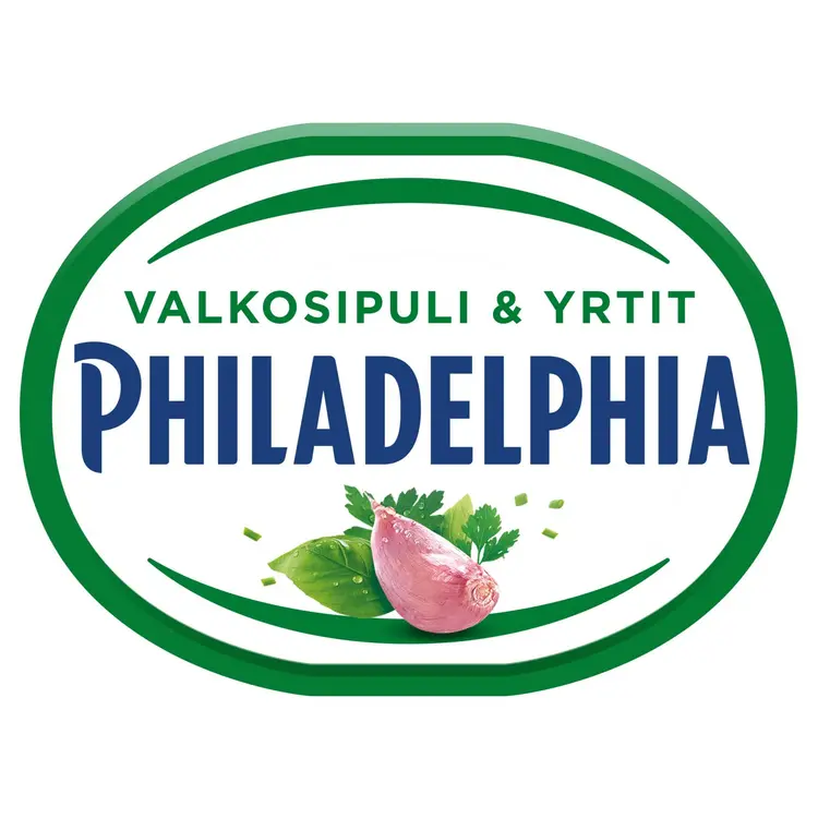 Philadelphia Valkosipuli & yrtit tuorejuusto 200g