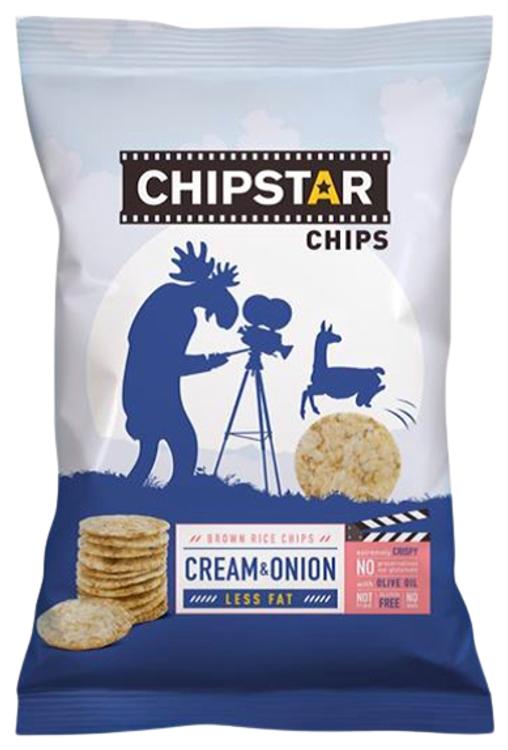 Chipstar hapukoore- ja sibulamaitselised riisikrõpsud 60 g