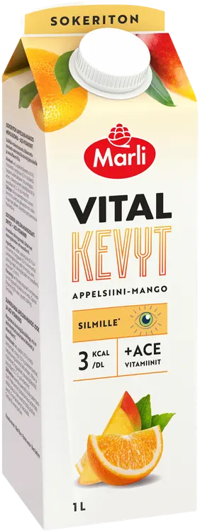 Marli Vital Kevyt Appelsiini-mango mehujuoma 1 L
