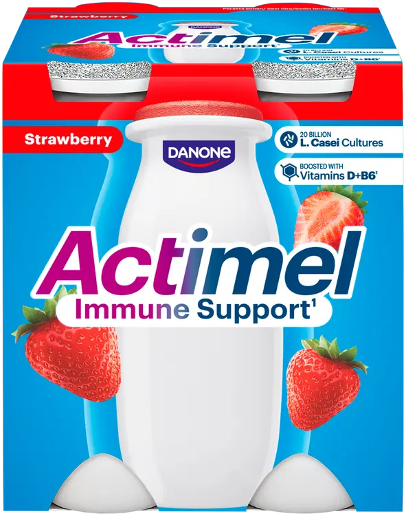 Danone Actimel mansikka jogurttijuoma 4x100g