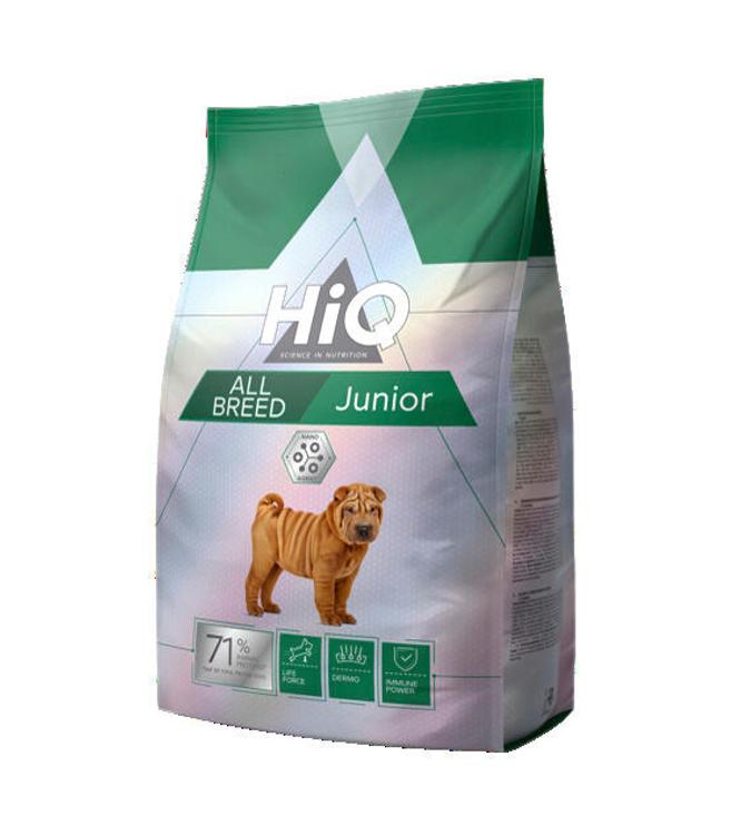 HiQ All Breed Junior nuorten koirien täysravinto siipikarja 2,8 kg