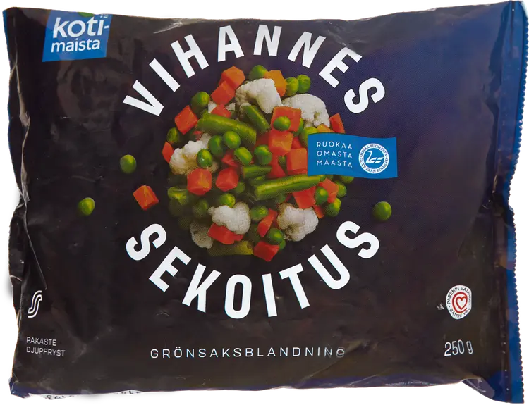 Kotimaista Vihannessekoitus pakaste 250g