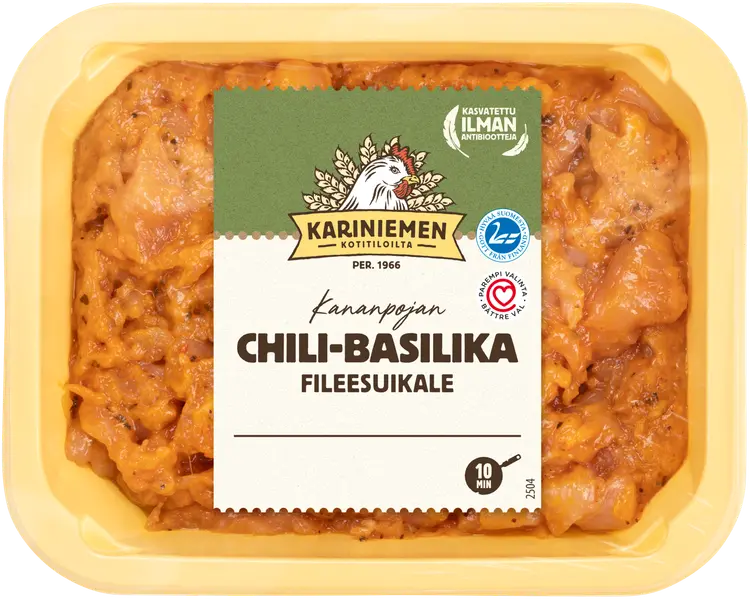 Kariniemen Kananpojan fileesuikale chili-basilika 270 g