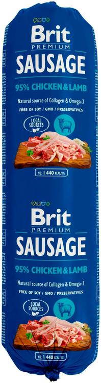 Brit Premium Makkara kana-lammas 800 g