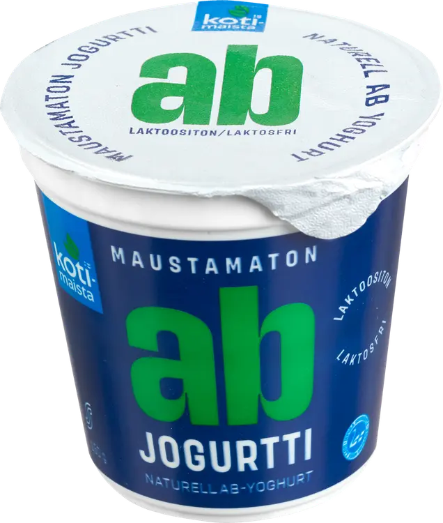 Kotimaista maustamaton AB-jogurtti 150 g laktoositon