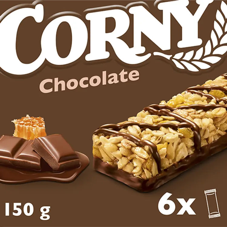 Corny Chocolate välipalapatukka 6x25g