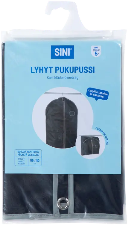 Sini lyhyt pukupussi 110 x 60 cm