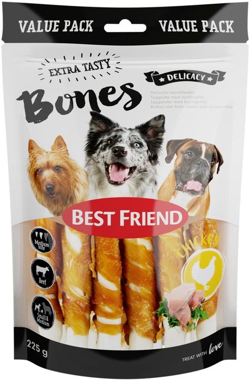 Best Friend Bones Pururulla kanalla 14cm 9kpl 225g