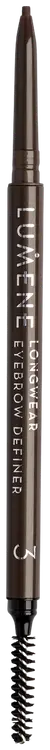 Lumene Longwear Eyebrow Definer Kulmakynä 3 Harmaanruskea 0,09 g