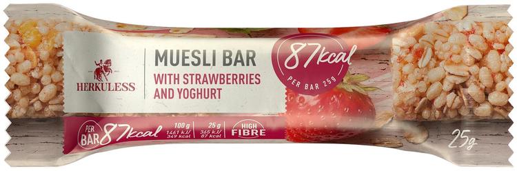 Herkuless müslibatoon jogurti ja maasika 25g