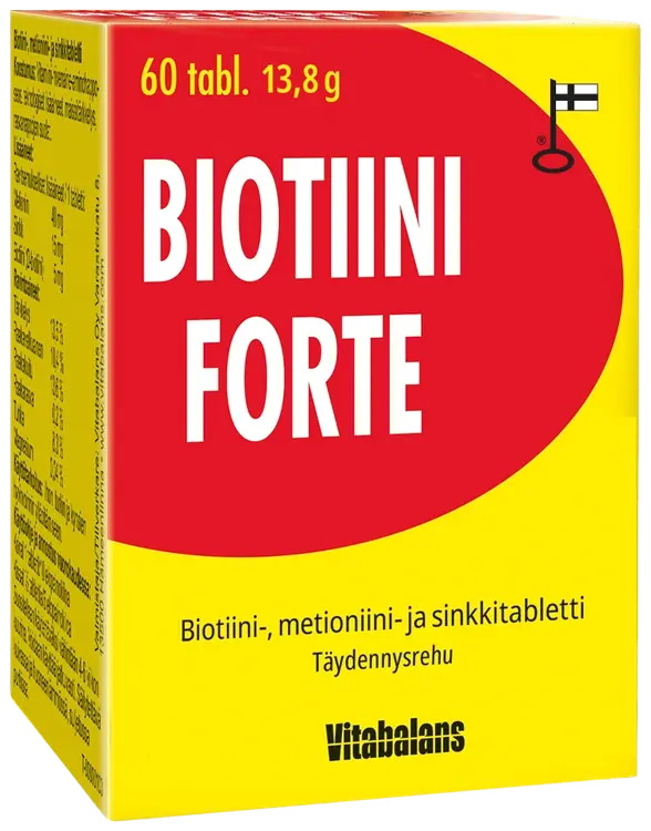 Biotiini Forte sinkki-biotiini-metioniinitabletti koirille ja kissoille, 60 tabl.