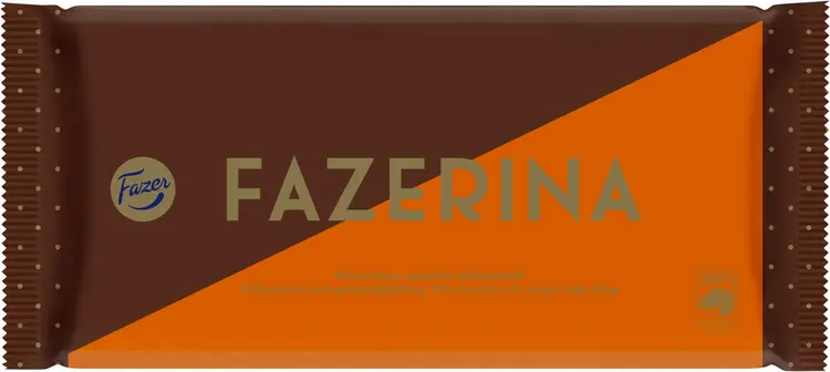 Fazer Fazerina appelsiinitryffeli suklaalevy 121g