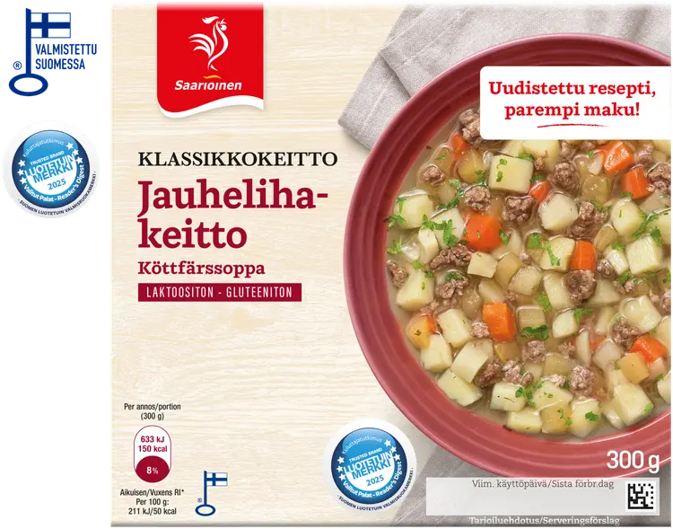 Saarioinen Jauhelihakeitto 300g