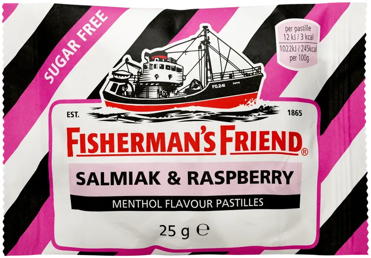 Fisherman's Friend 25g sokeriton Salmiakki-Vadelma