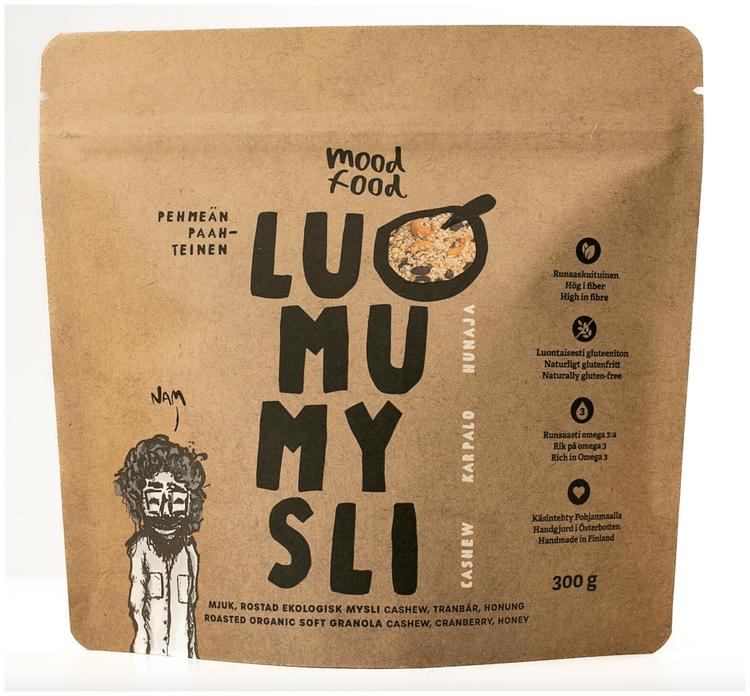 Moodfood Luomumysli - cashew karpalo hunaja