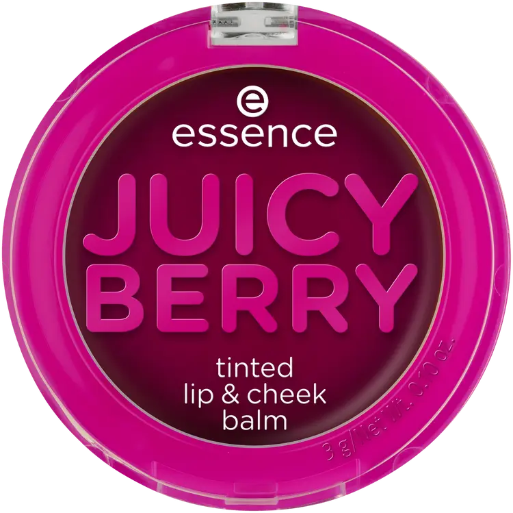 essence JUICY BERRY tinted lip & cheek balm 3 g