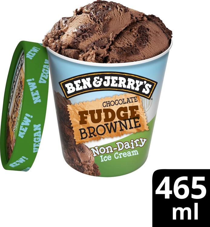 Ben & Jerry's Non Diary Chocolate Fudge Brownie jäätelöpakkaus 465ml/402g