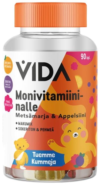 Vida Monivitamiininalle metsämarja & appelsiini 90 kpl / 180 g