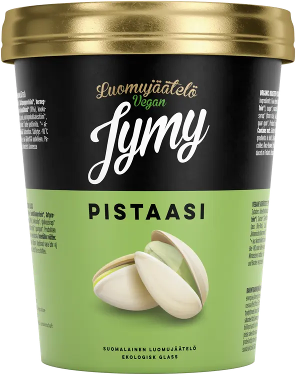 Jymy Luomujäätelö Paahdettu Pistaasi 500ml