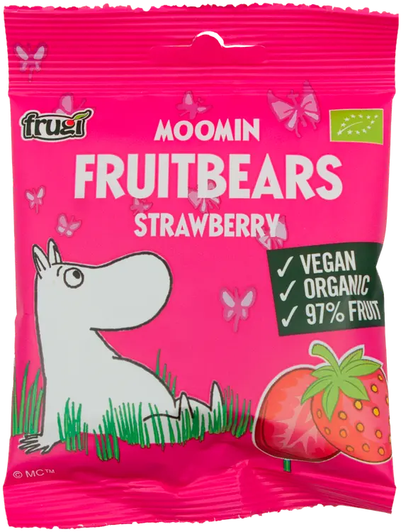 Moomin Fruitbears Strawberry 40g