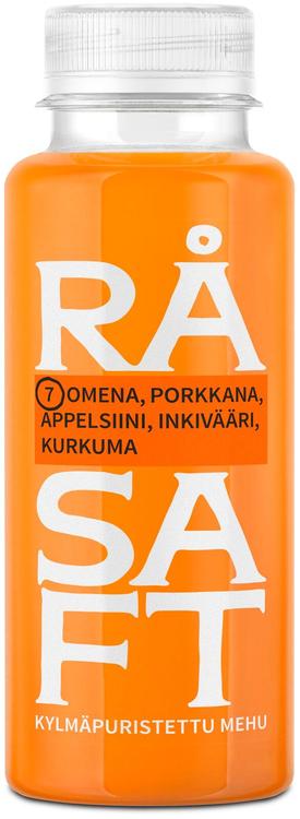 Råsaft Porkkana-omena-app. inkivääri  250ml KMP