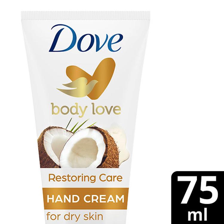 Dove Body Love Restoring Care Käsivoide 100 % luonnollisia öljyjä 75 ML