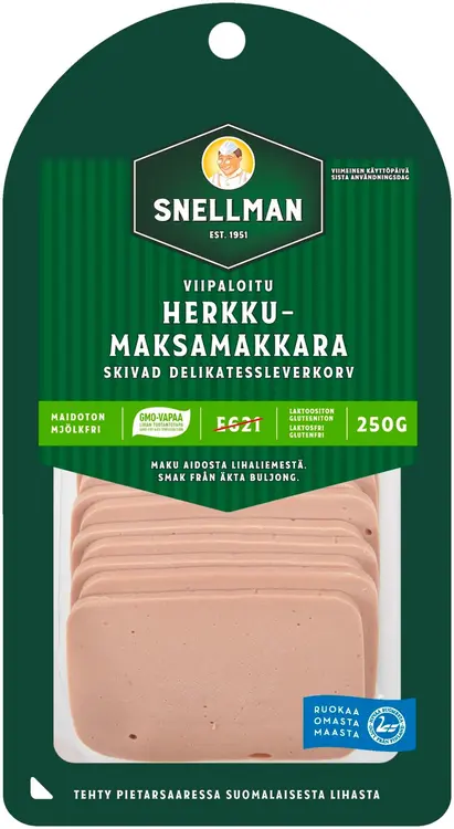 Snellman Viipaloitu herkkumaksamakkara 250g