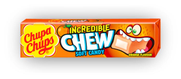 Chupa Chups Incredible Chew apelsini 45g