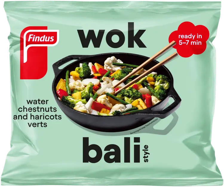 Findus Wok Bali Style 450g, pakaste