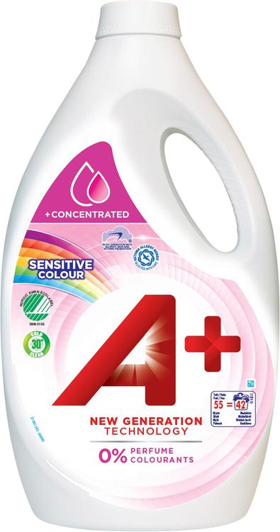 A+ 2200ml Sensitive Color pyykinpesuneste