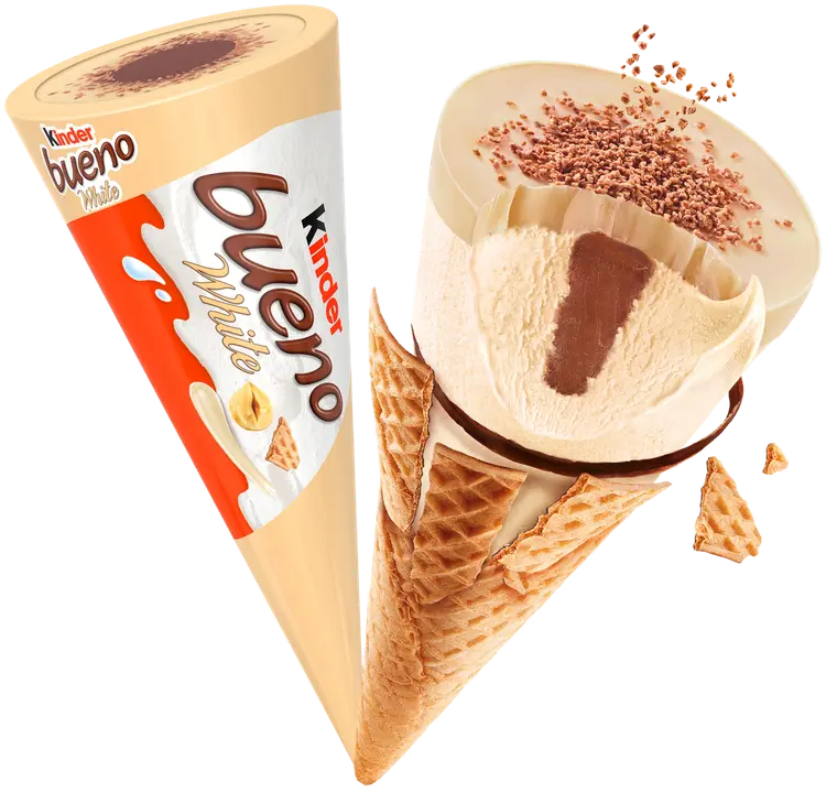 Kinder Bueno White Cone -jäätelö 62g