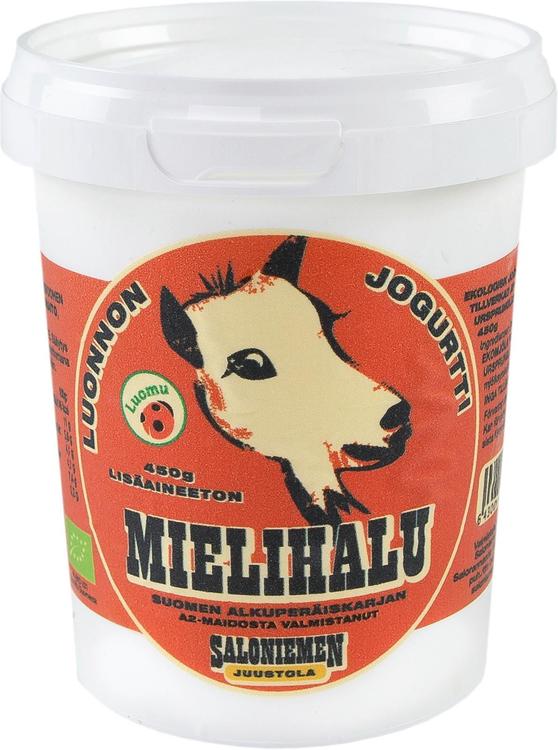 Saloniemn Juustola 450g Mielihalu luonnonjogurtti