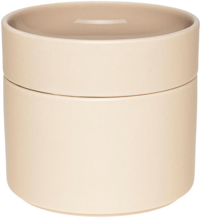 Arabia kannellinen rasia Kirnu 11x10 cm beige
