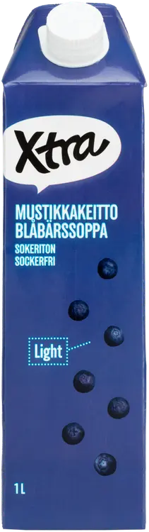 Xtra mustikkakeitto sokeriton 1 l