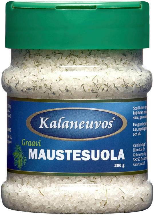 Kalaneuvos Graavimaustesuola 200g