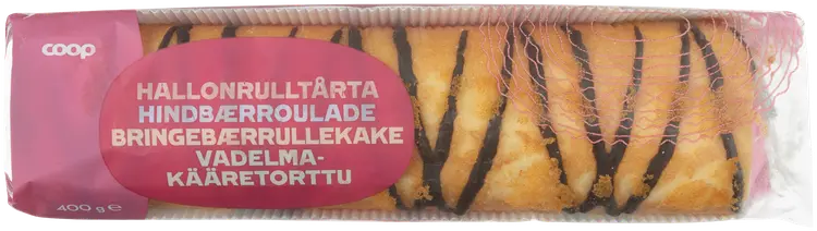 Coop vadelmakääretorttu 400 g