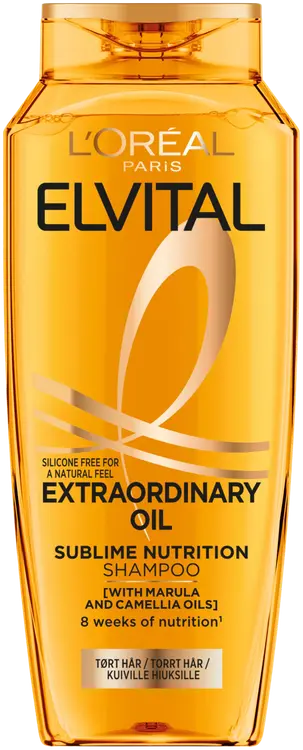 L'Oréal Paris Elvital Extraordinary Oil Shampoo normaaleille ja kuiville hiuksille 250ml