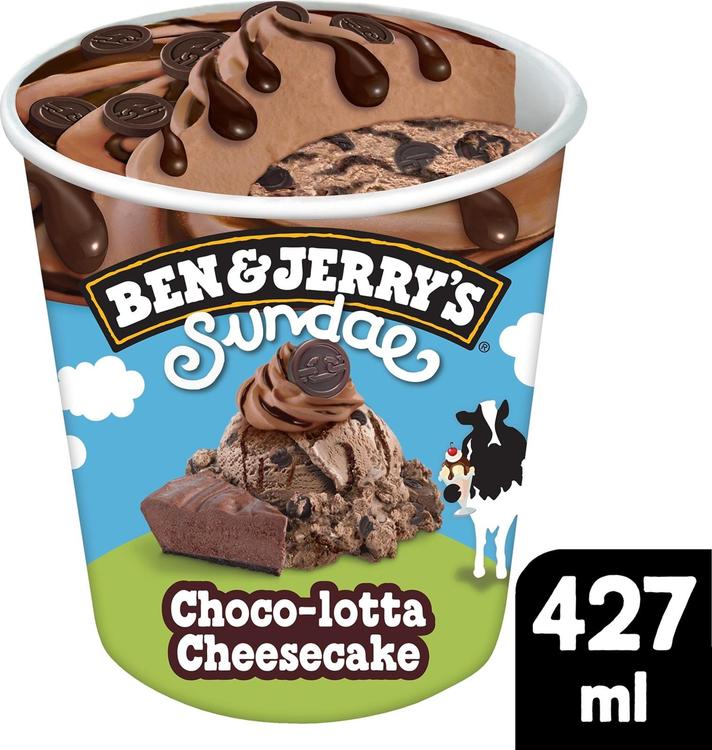 Ben & Jerry's Sundae Choco-lotta Cheesecake Jäätelö 427ml/345g