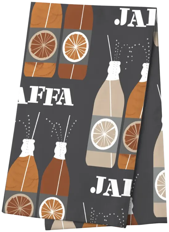 Vallila kaitaliina Jaffa 40x150 cm greyorange