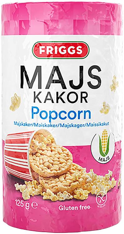 Friggs Gluteeniton Popcorn Maissikakku 125g