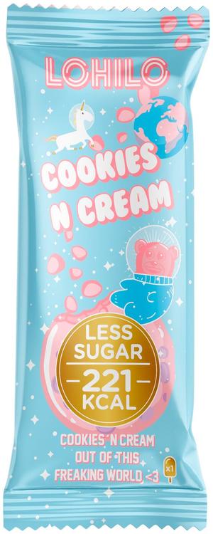 LOHILO Cookies n Cream proteiinijäätelö 90ml