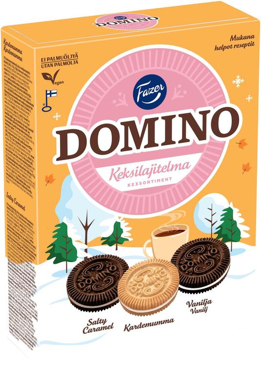 Fazer Domino Keksilajitelma 525g