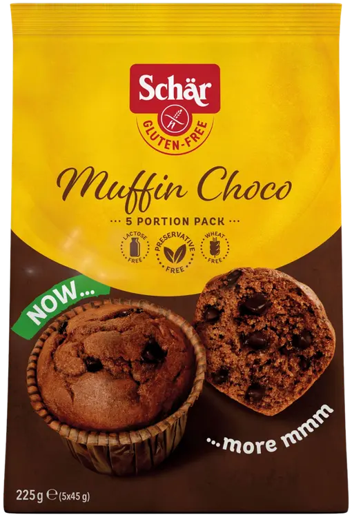 Schär 225g Muffin Choco Suklaamuffinssi gluteeniton